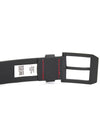 Logo Trim Buckle Leather Belt Black - HUGO BOSS - BALAAN 5