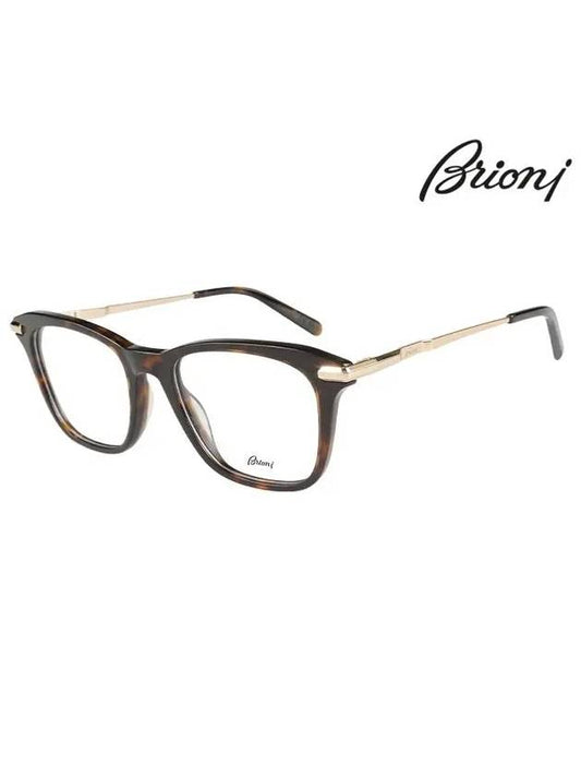 Glasses Frame BR0095O 002 Square Acetate Men Women Glasses - BRIONI - BALAAN 2