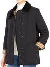 Diamond Quilted Thermoregulated Barn Jacket Black - BURBERRY - BALAAN 9