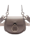 Tess Small Shoulder Bag Black Motty Grey - CHLOE - BALAAN 3