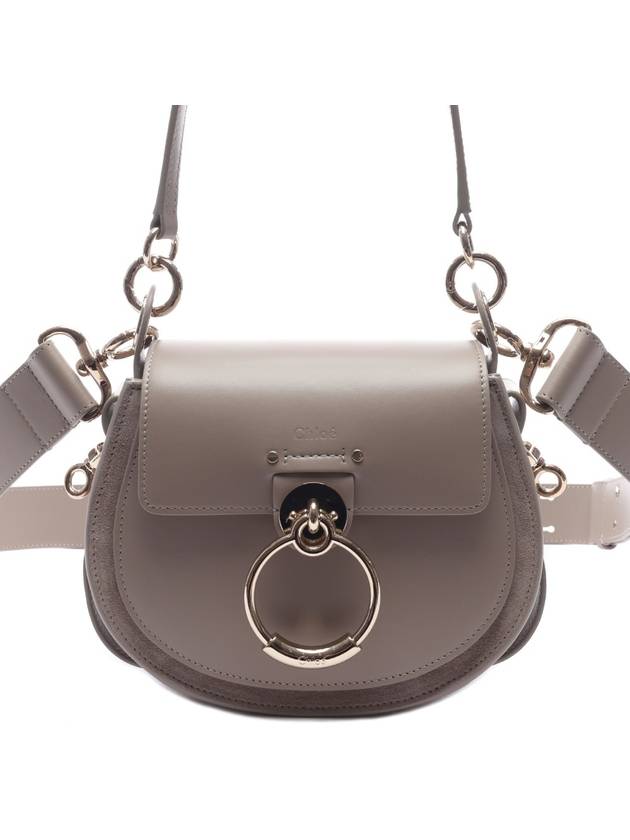 Tess Small Shoulder Bag Black Motty Grey - CHLOE - BALAAN 3