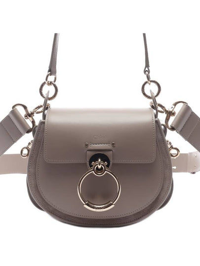 Tess Small Shoulder Bag Black Motty Grey - CHLOE - BALAAN 2