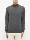 Men's Long Sleeve Wool Turtleneck Grey - A.P.C. - BALAAN 3