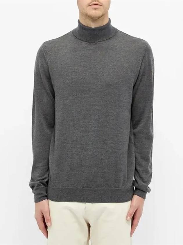 Men's Long Sleeve Wool Turtleneck Grey - A.P.C. - BALAAN 3