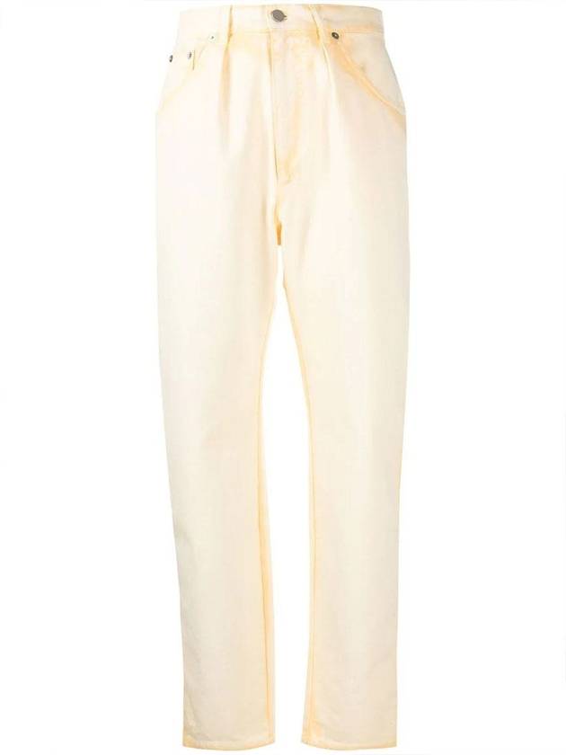 Denim Straight Pants M A0313 0181 1021 YELLOW YELLOW ORANGE - ALBERTA FERRETTI - BALAAN 2