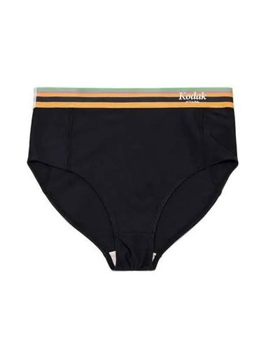 KODAK Hot Summer Ribbed Swimsuit Bottoms Women BLACK - KODO - BALAAN 1