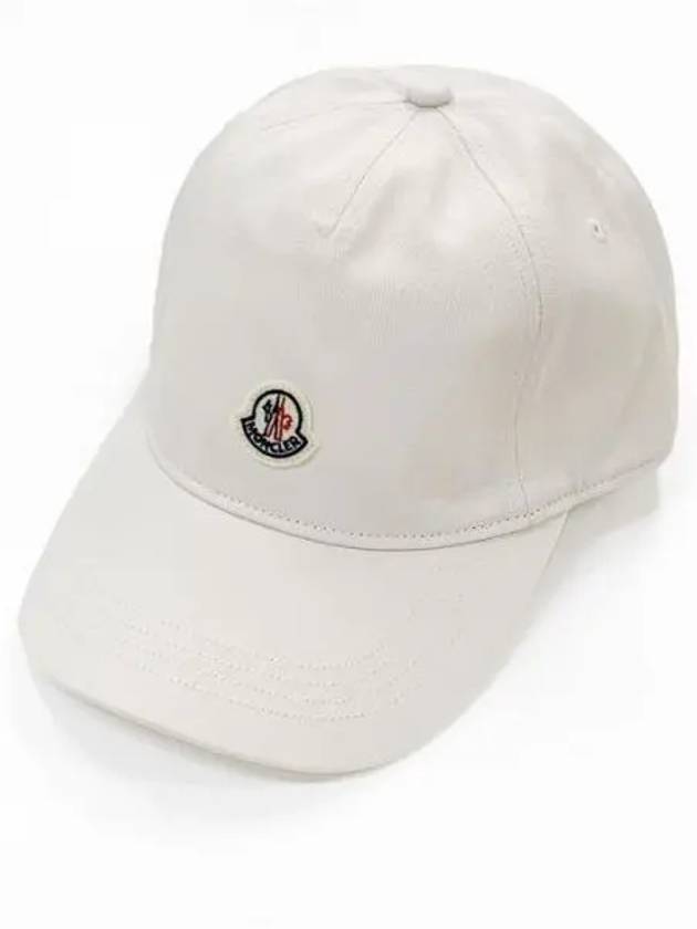 3B00041 V0006 Logo Patch Baseball Cap Hat 1083348 - MONCLER - BALAAN 1