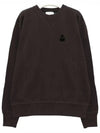 Men's Mike Logo Sweatshirt Dark Brown - ISABEL MARANT - BALAAN 4