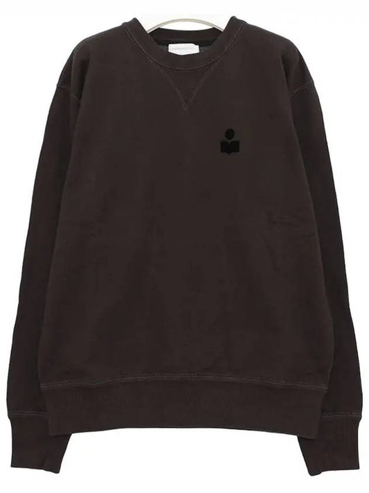 Men's Mike Logo Sweatshirt Dark Brown - ISABEL MARANT - BALAAN 2