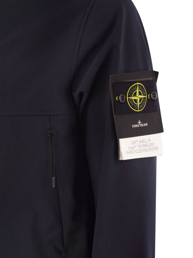 Technology Recycled Polyester Hooded Jacket Navy - STONE ISLAND - BALAAN 5