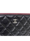 Women s A82552 Lambskin Classic COCO Silver Logo Large Clutch - CHANEL - BALAAN 5