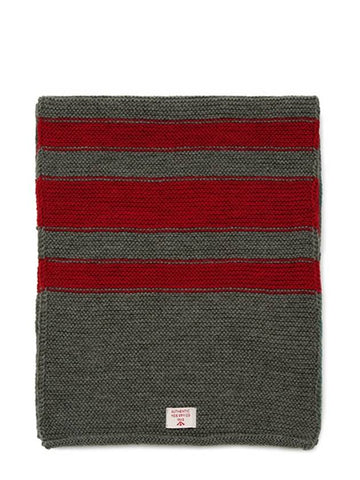 Army striped wool muffler AU ACC 6 ARMY - NIGEL CABOURN - BALAAN 1