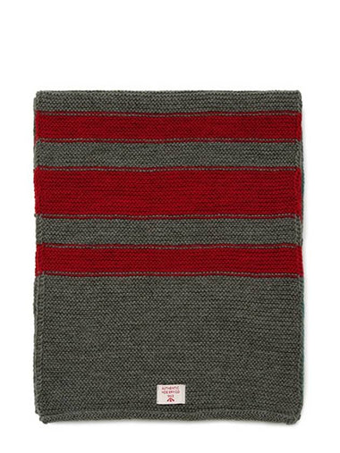 Army striped wool muffler AU ACC 6 ARMY - NIGEL CABOURN - BALAAN 1