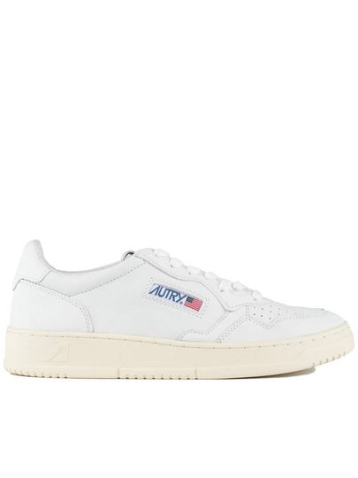 Medalist Goatskin Low Top Sneakers White - AUTRY - BALAAN 2