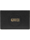 Logo Print Card Wallet Black - GUCCI - BALAAN 1