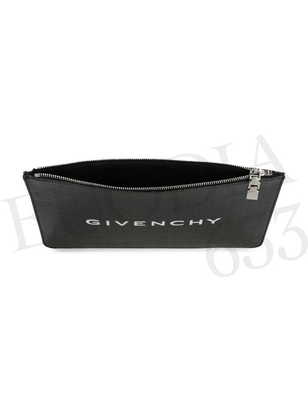 Signature Logo 4G Monogram Clutch Bag Black - GIVENCHY - BALAAN 6