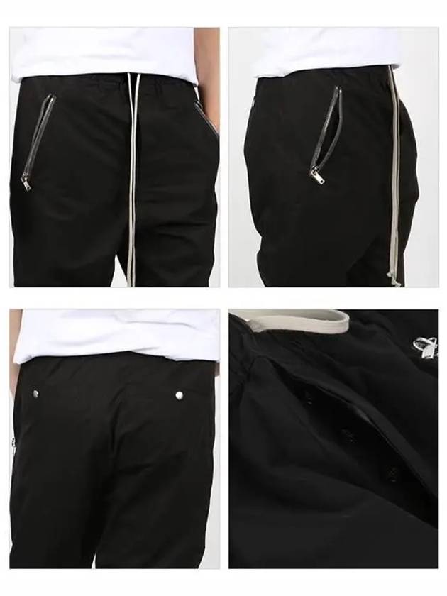 Tecuatl Light Cotton Track Pants Black - RICK OWENS - BALAAN 4