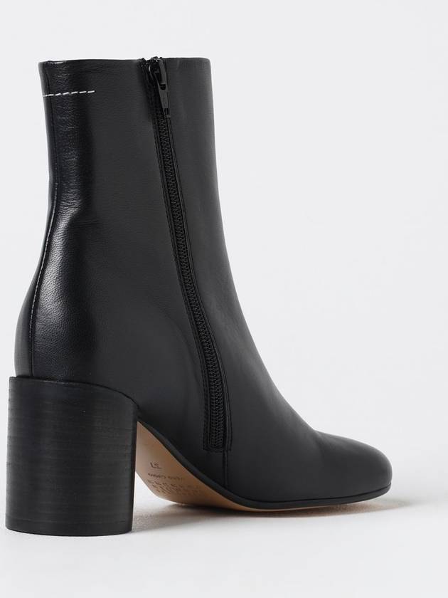 Tabi Leather Middle Boots Black - MAISON MARGIELA - BALAAN 4