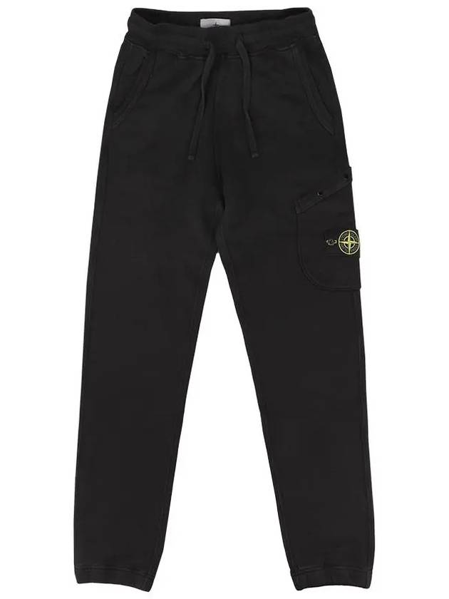 Cotton Cargo Jogging Pants Black - STONE ISLAND - BALAAN 2