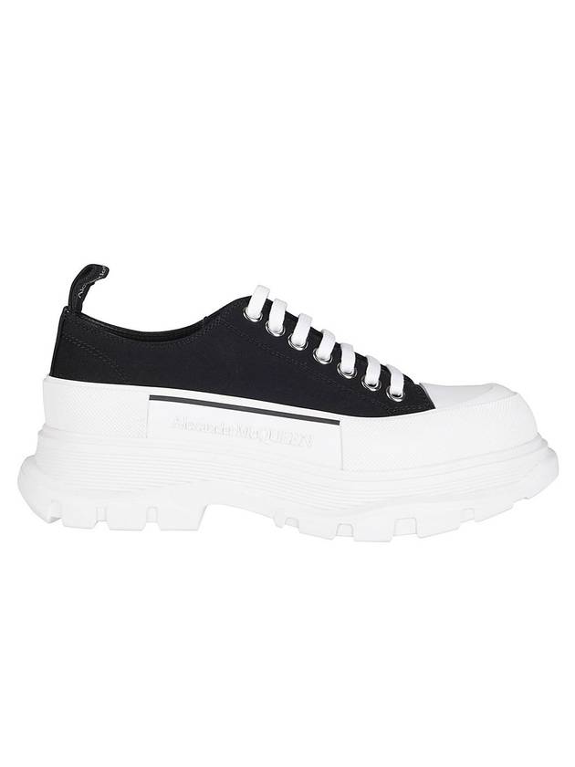 Tread Slick Low Top Sneakers Black - ALEXANDER MCQUEEN - BALAAN 1