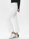 Women s side slit semi bootcut pants DE3WPT361WH - DUVIK - BALAAN 6