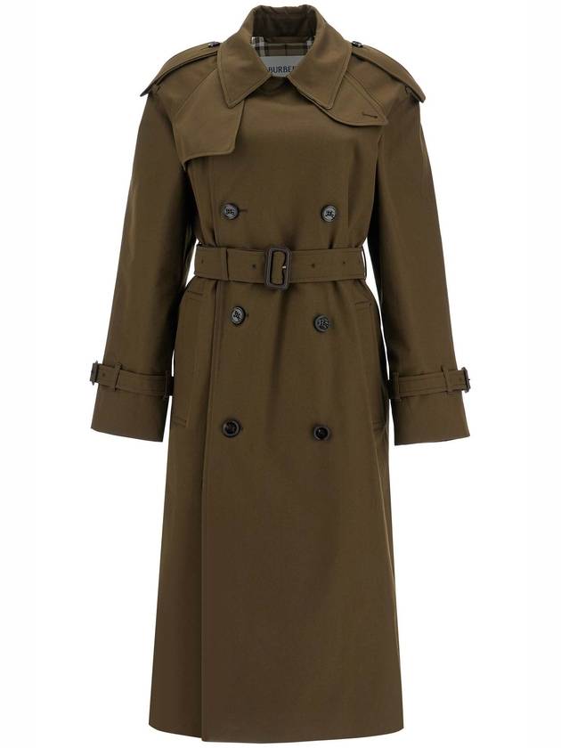 double-breasted trench coat with - BURBERRY - BALAAN 1