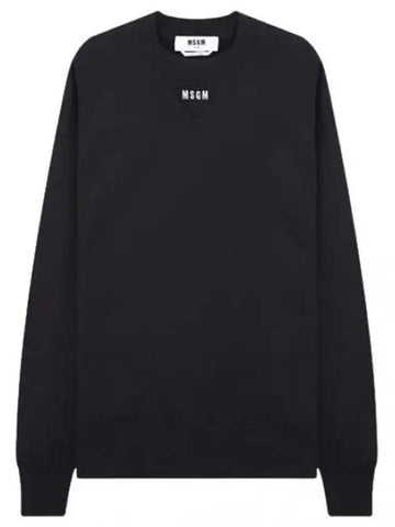 Micro logo embroidery sweatshirt men - MSGM - BALAAN 1