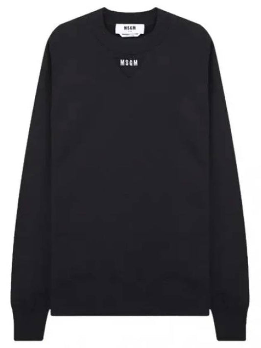 Micro logo embroidery sweatshirt men - MSGM - BALAAN 1