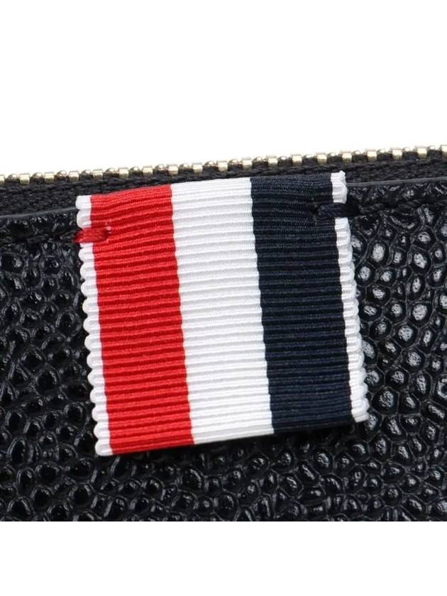 RWB Strap Medium Folio Clutch Black - THOM BROWNE - BALAAN 8