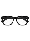 Eyewear Square Acetate Eyeglasses Black - GUCCI - BALAAN 1