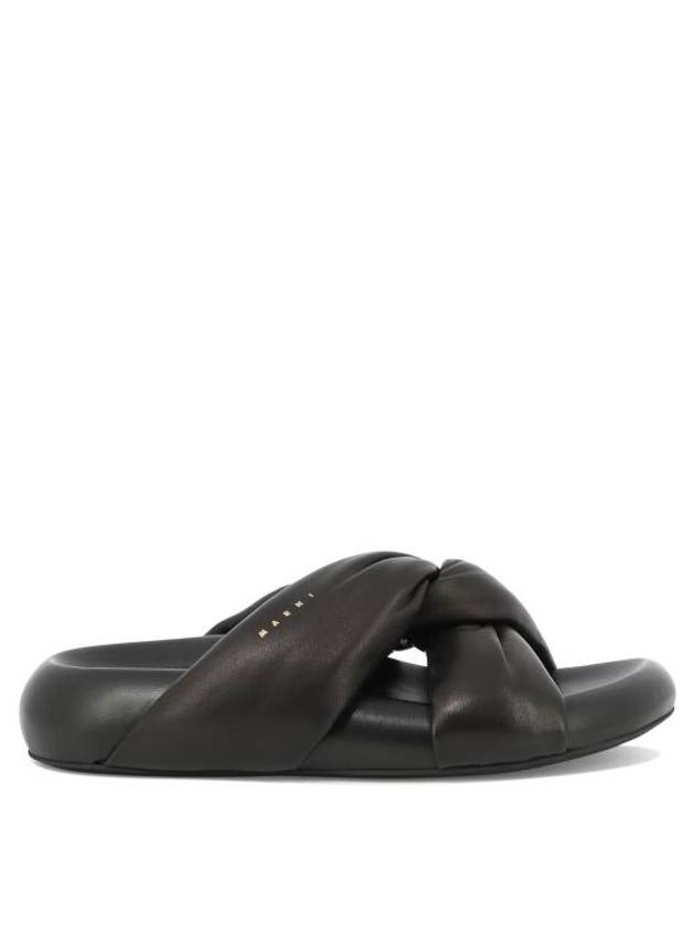 Sandals SAMS018703P544300N99 Black - MARNI - BALAAN 1