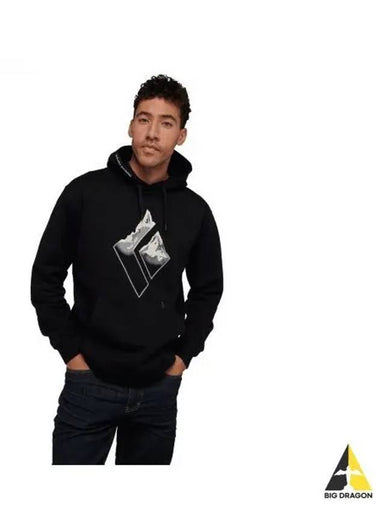 BLACK DIAMOND BD mountain logo hoodie MENS NAMAP730240 - BLACK & BROWN - BALAAN 1