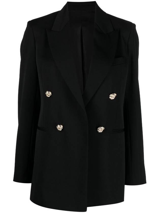 Jewel Buttons Jacket Black - LANVIN - BALAAN 2