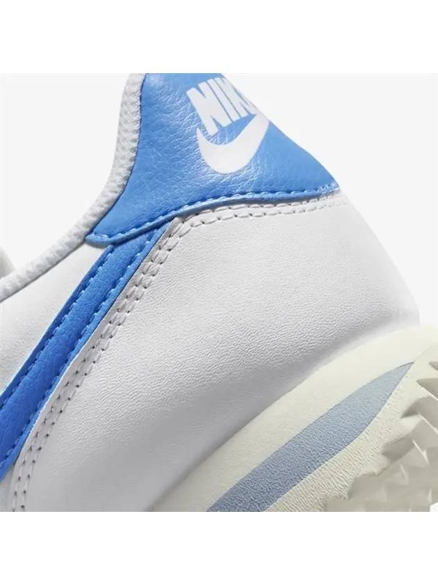 Women's Cortez Low Top Sneakers Blue White - NIKE - BALAAN 6