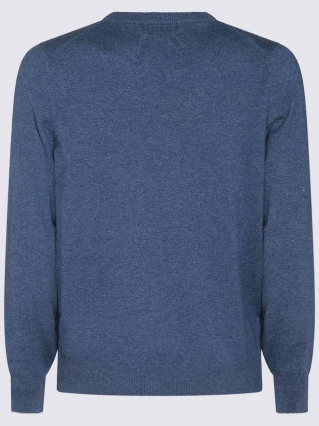 Brunello Cucinelli Blue Wool Knitwear - BRUNELLO CUCINELLI - BALAAN 2