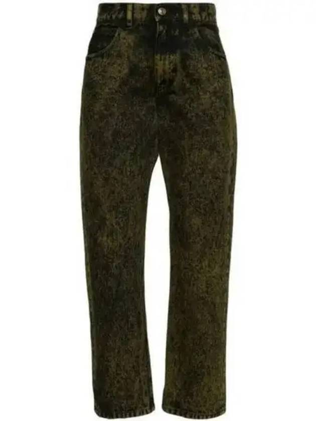 Bleach Washed Straight Jeans Green - MARNI - BALAAN 2