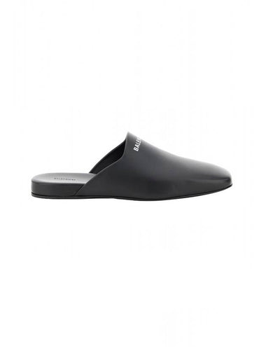 Men's Cozy Logo Bloafers Black - BALENCIAGA - BALAAN 1