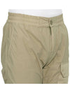 Men's Snap Pocket Cargo Straight Pants Beige - TEN C - BALAAN 10