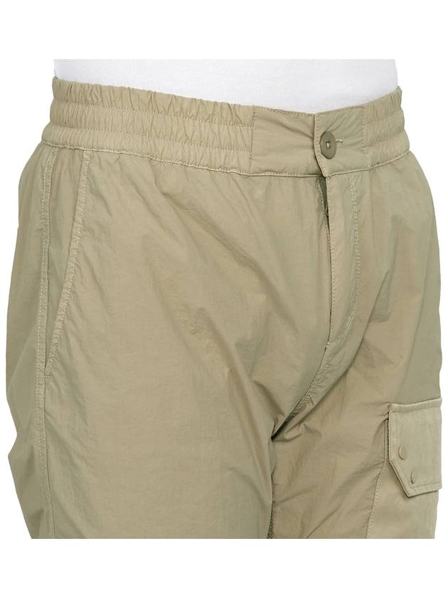 Men's Snap Pocket Cargo Straight Pants Beige - TEN C - BALAAN 10