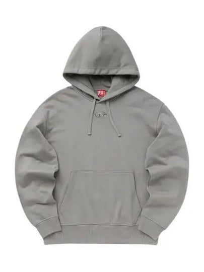 S Macs Logo Hoodie Grey - DIESEL - BALAAN 2