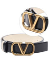 Women s V Logo Signature Double sided Belt 5W2T0T15 ZFR L60 24F - VALENTINO - BALAAN 2