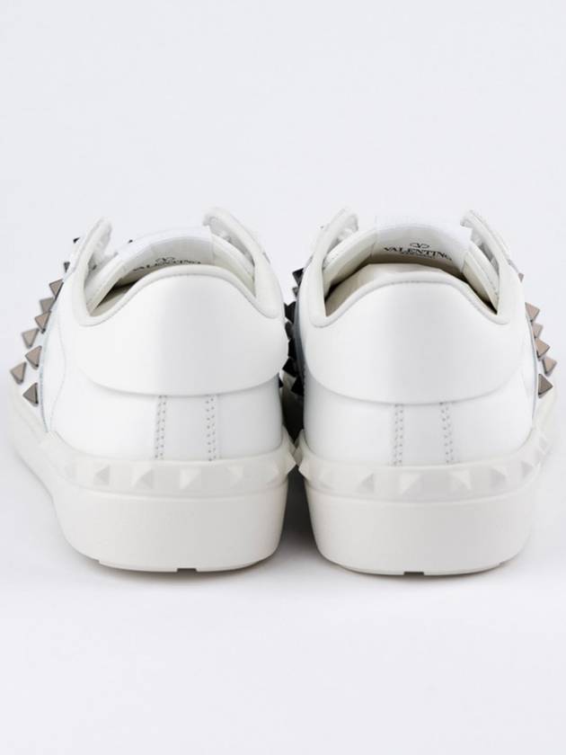 Rockstud Low Top Sneakers White - VALENTINO - BALAAN 7