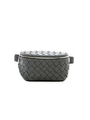 Intrecciato Belt Bag Dark Green - BOTTEGA VENETA - BALAAN 1