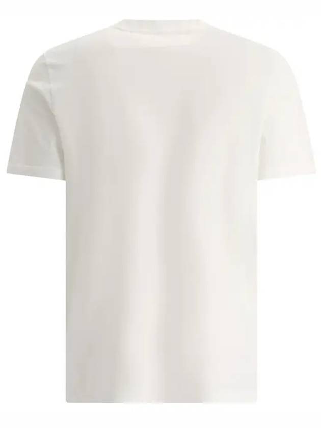 Jersey Small Logo Cotton Short Sleeve T-Shirt White - CP COMPANY - BALAAN 3