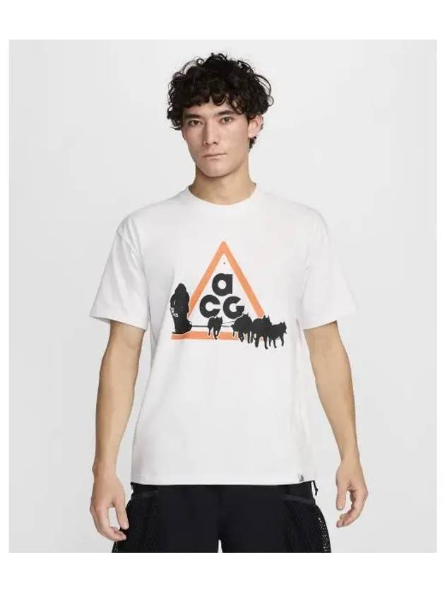 ACG Dri Fit Dog Sled Short Sleeve T-Shirt Summit White - NIKE - BALAAN 1