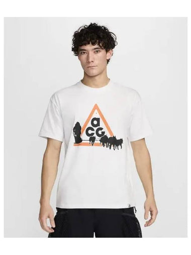 ACG Dri Fit Dog Sled Short Sleeve T-Shirt Summit White - NIKE - BALAAN 1