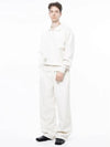 Men s M243PT02IV Jaguard String Rug Pants Ivory - CHANCE'S NOI - BALAAN 7