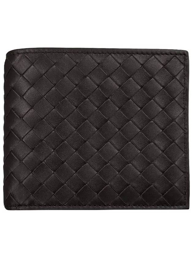 Men's Intrecciato Half Wallet Brown - BOTTEGA VENETA - BALAAN 2