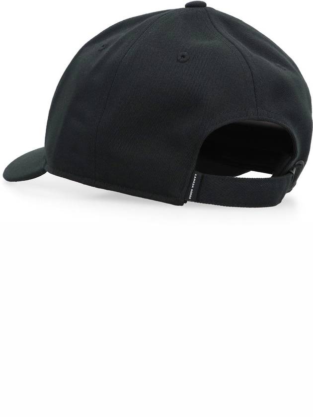 Artic Logo Patch Ball Cap Black - CANADA GOOSE - BALAAN 4