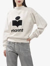 Moby Logo Print Sweatshirt Ecru - ISABEL MARANT - BALAAN 2